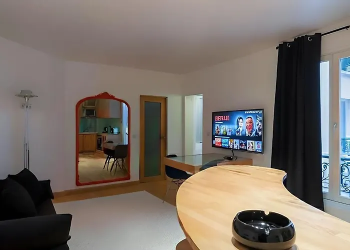 Spacious 2br For 7 - Near Palais Des Congres Апартаменты *